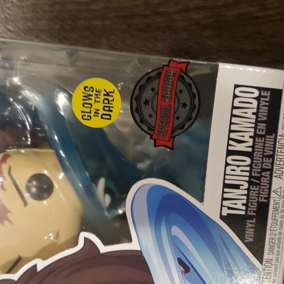 Anime Demon Slayer Tanjiro Kamado GITD Special Edition Funko Pop #873 - Picture 3 of 8